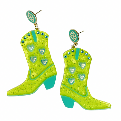 Blingy Boot Earrings