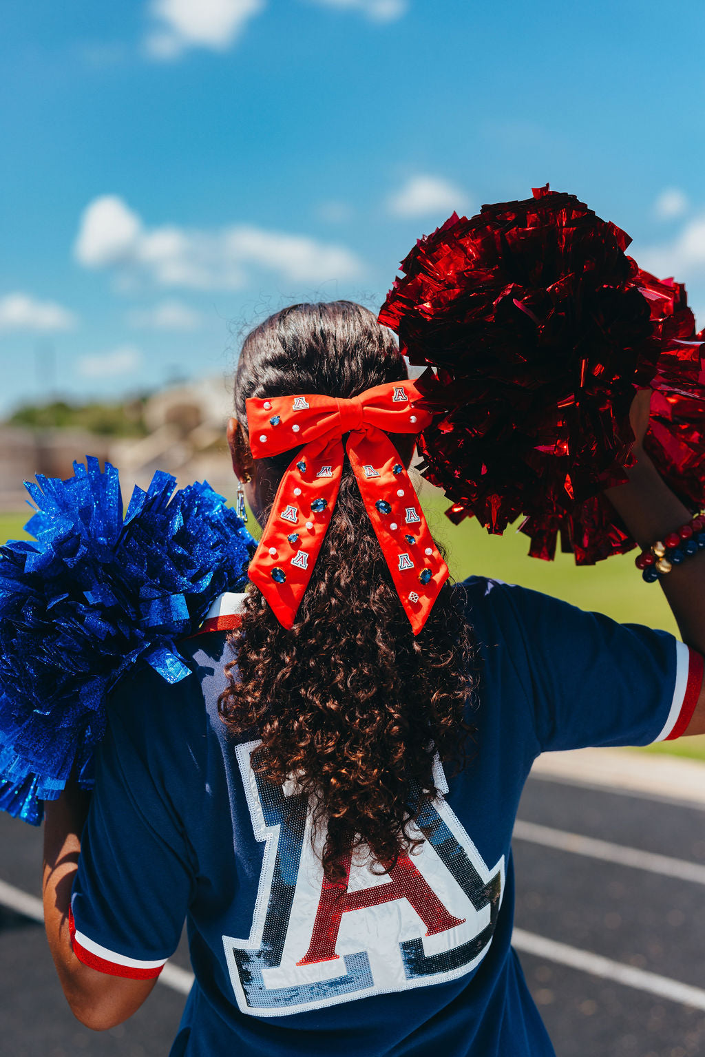 Arizona Red Bow Barrette