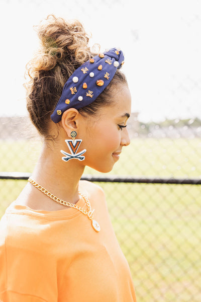 Virginia Logo Earrings