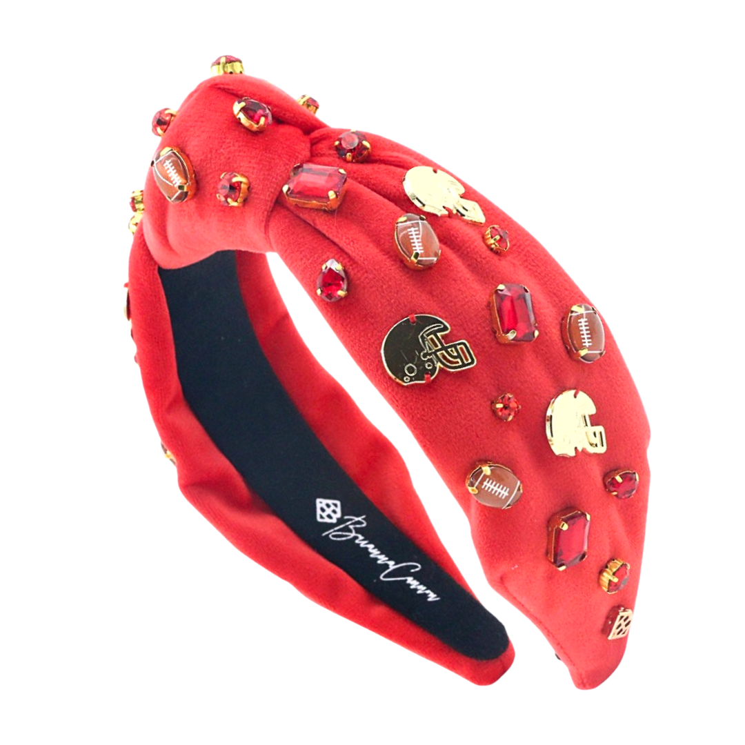 Fan Gear Football Headband in Red