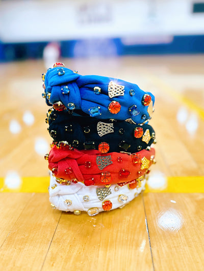 Fan Gear Basketball Headband in Blue